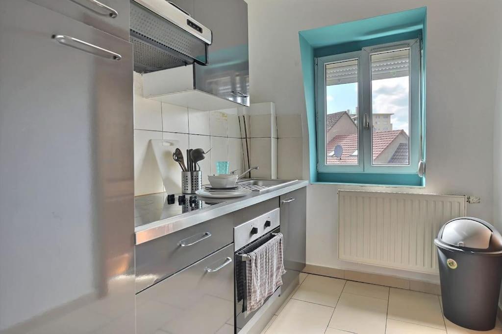 Appartement Charmant Tres Proche Centre-Ville, Parking Gratuits, Mulhouse Centre Eksteriør billede